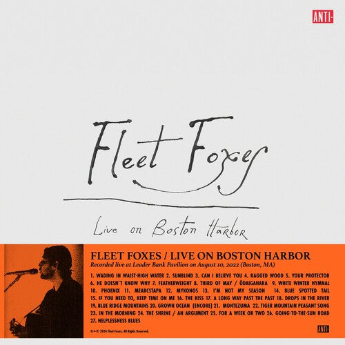 Order Fleet Foxes - Live On Boston Harbor (RSD 2024, 3xLP Vinyl)