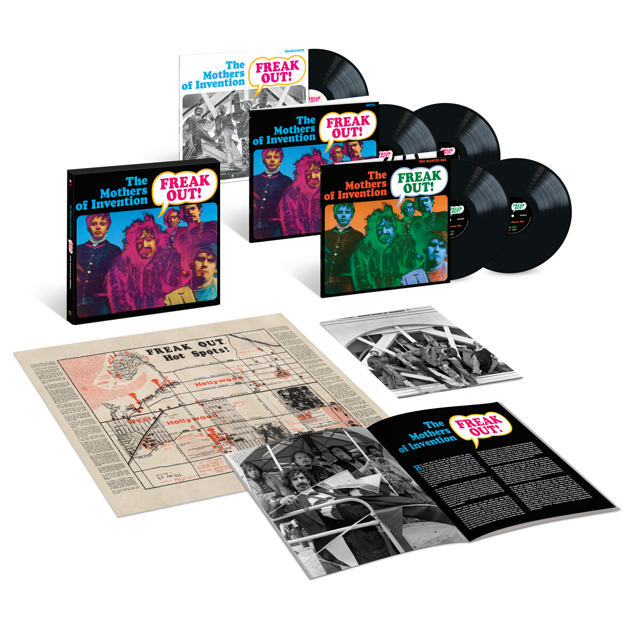 Frank Zappa/The Mothers Of Invention - Freak Out! (60th Anniversary) (180G) [5LP] [Box Set]