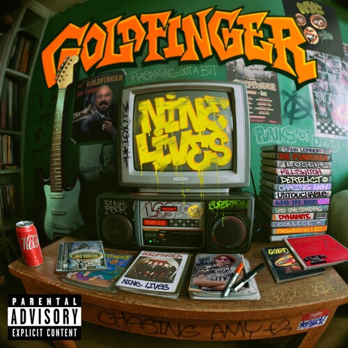 Goldfinger - Nine Lives [Explicit Content] (Indie Exclusive, Transparent Orange Colored Vinyl)