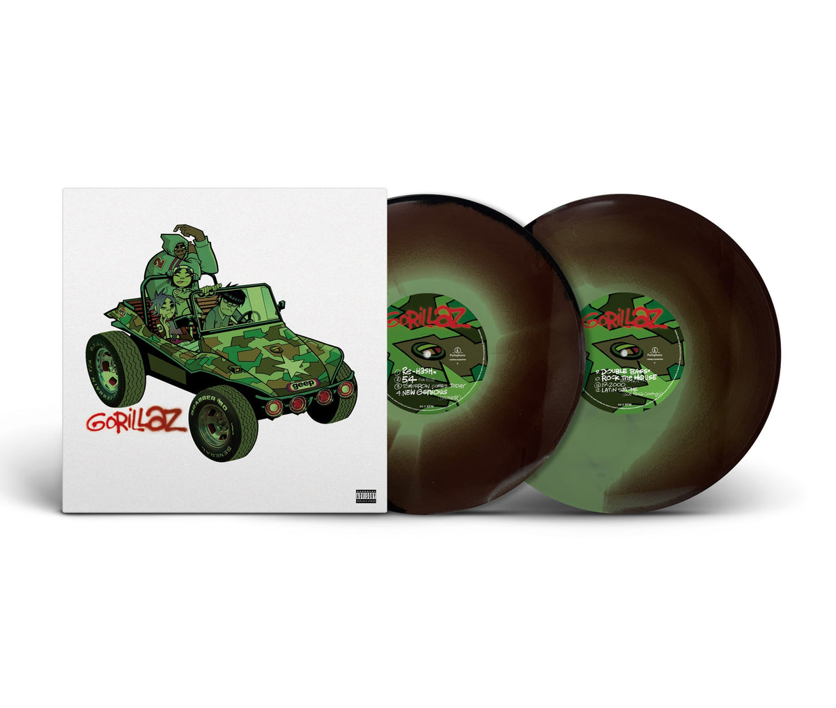 Gorillaz - Gorillaz (Limited) [Camouflage Green, Brown And Black Vinyl] [2LP]