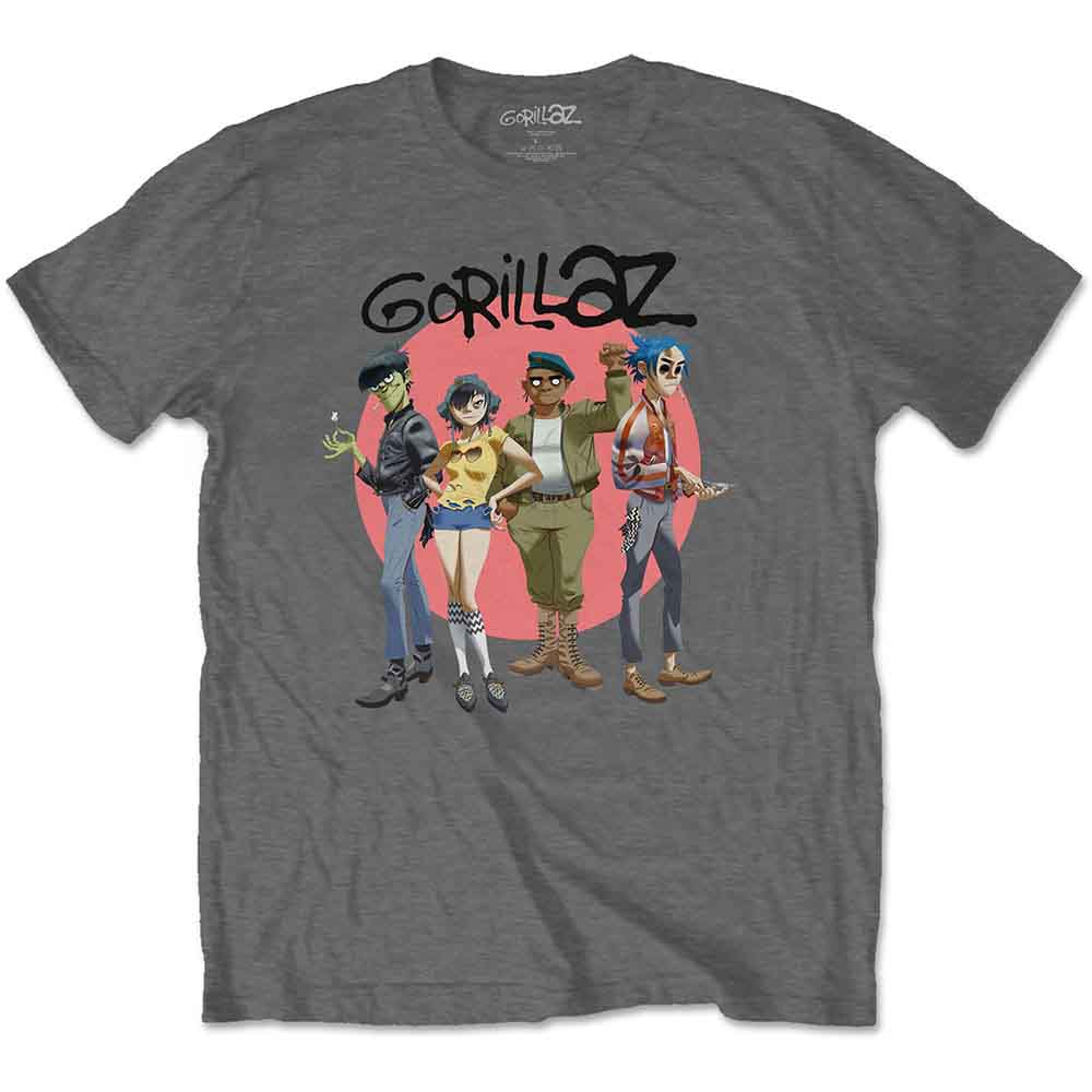 Gorillaz - Group Circle Rise Grey