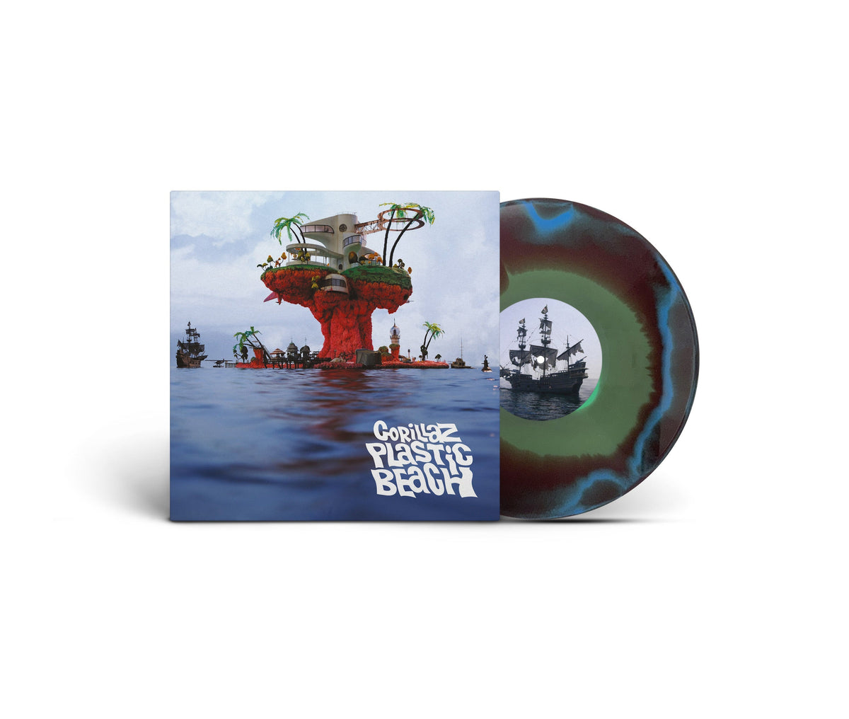 Gorillaz - Plastic Beach (Limited) [Half-Speed Mastered] [Blue, Green And Orange Vinyl]