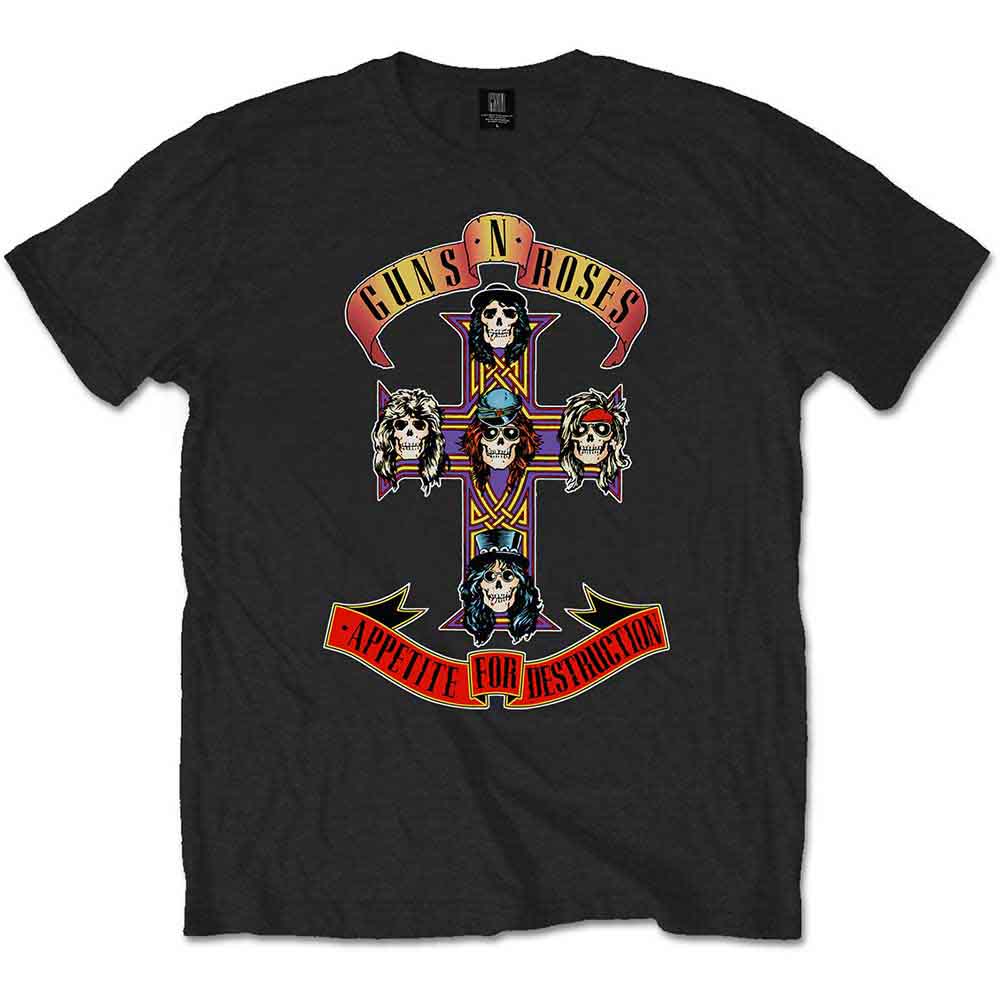 Guns N' Roses - Appetite for Destruction (T-Shirt) Black