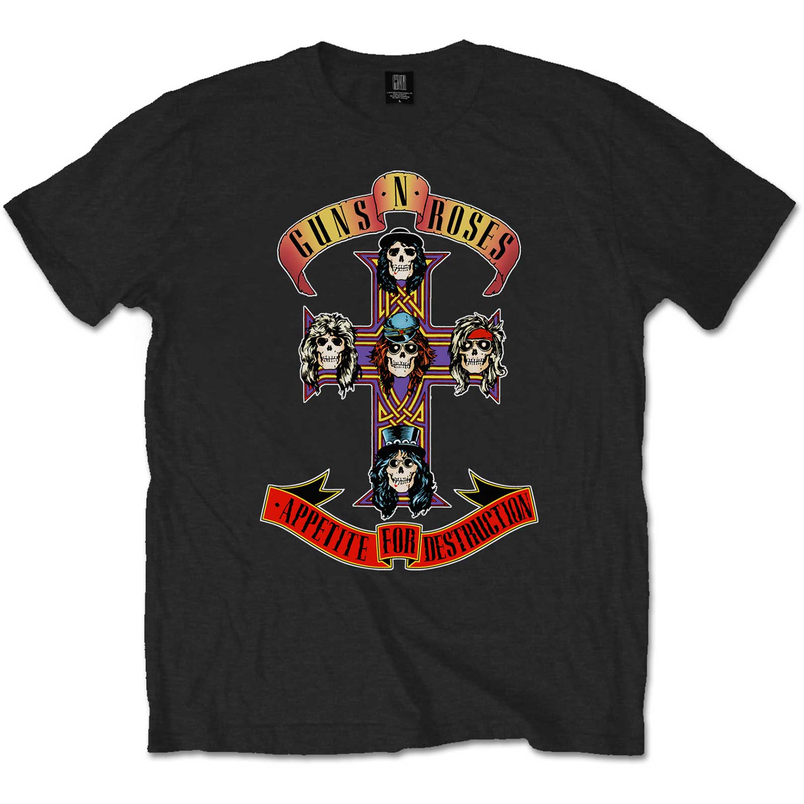 Guns N' Roses - Appetite for Destruction black