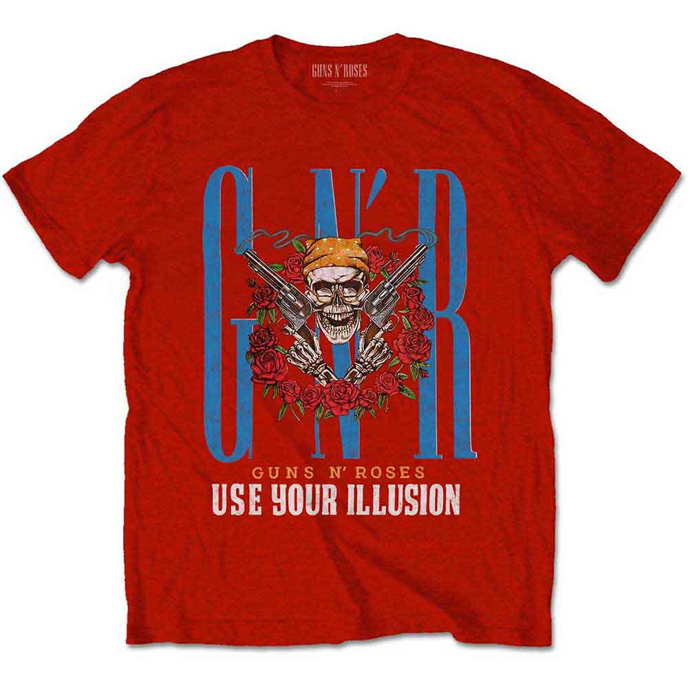 Guns N' Roses - Bandana Skull Red