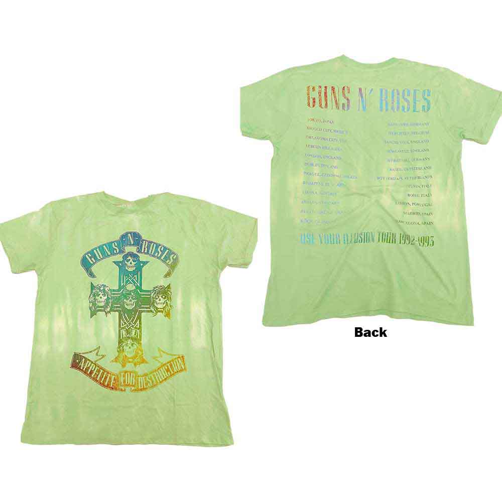 Guns N' Roses - Gradient Use Your Illusion Tour Green