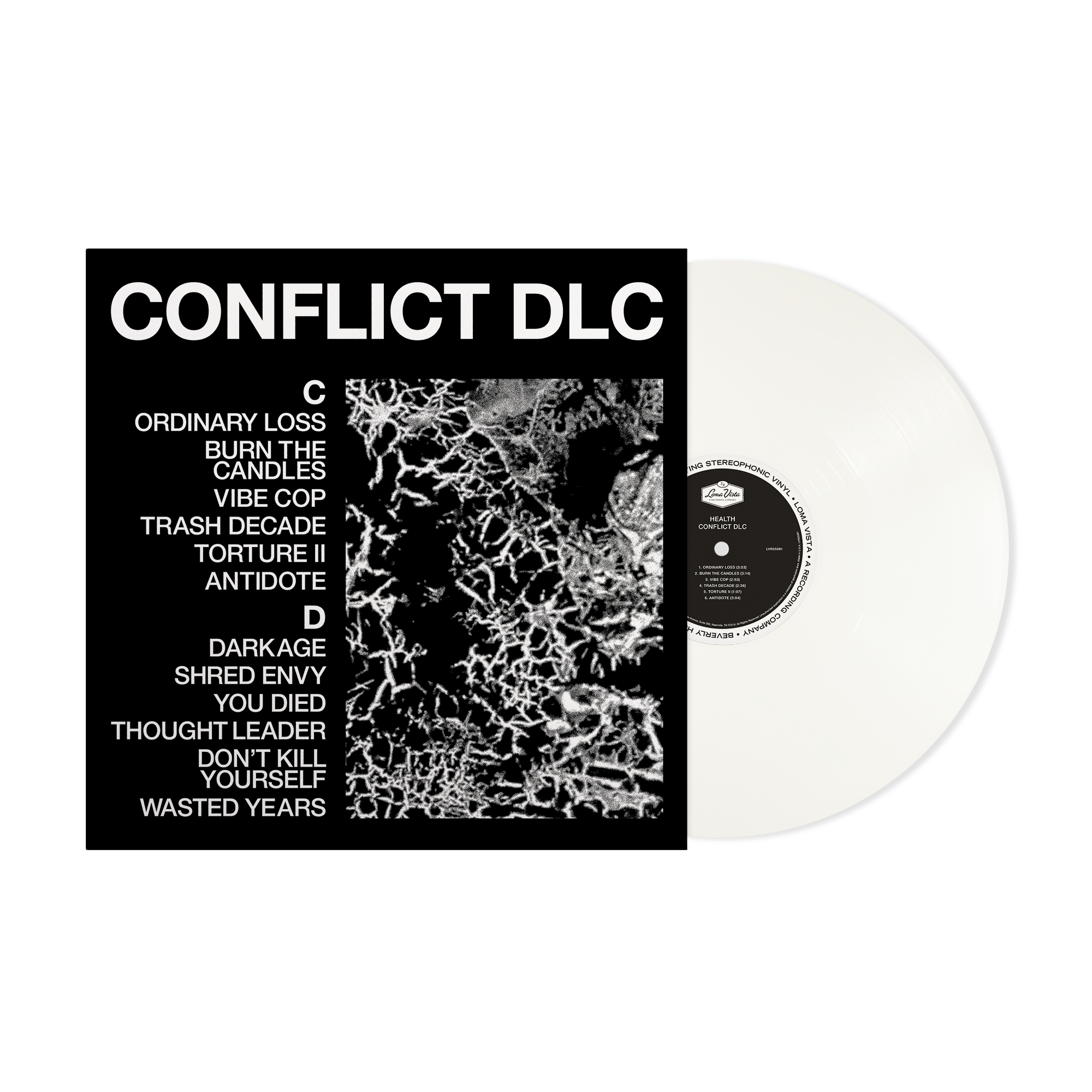Health - Conflict DLC (Indie Exclusive) [White LP w/Signed Insert]