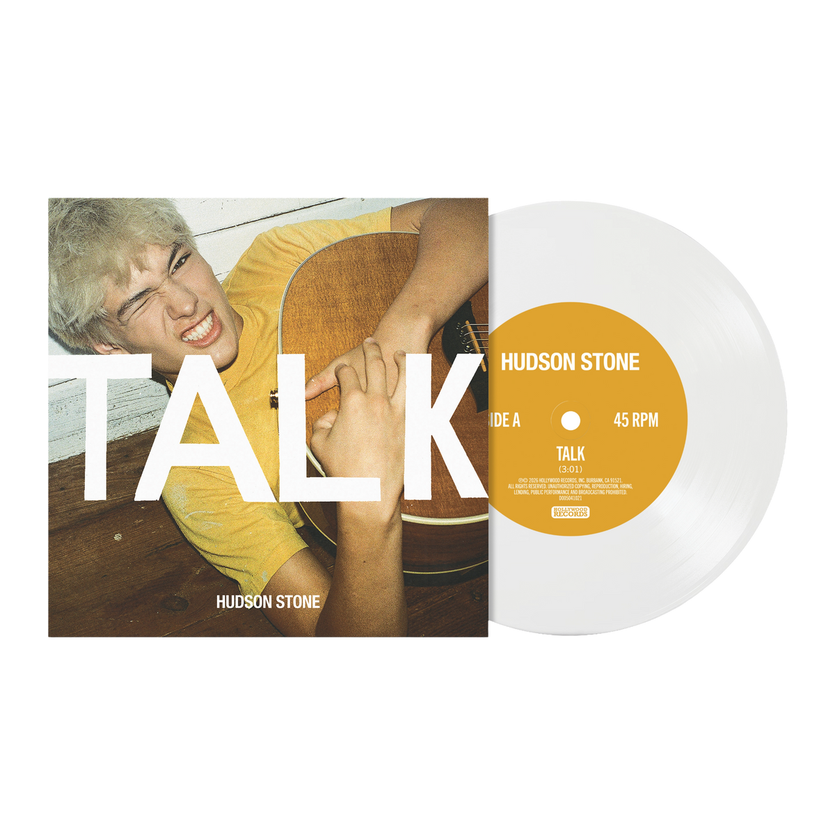 Hudson Stone - Talk / Overthinker [White 7" Single]