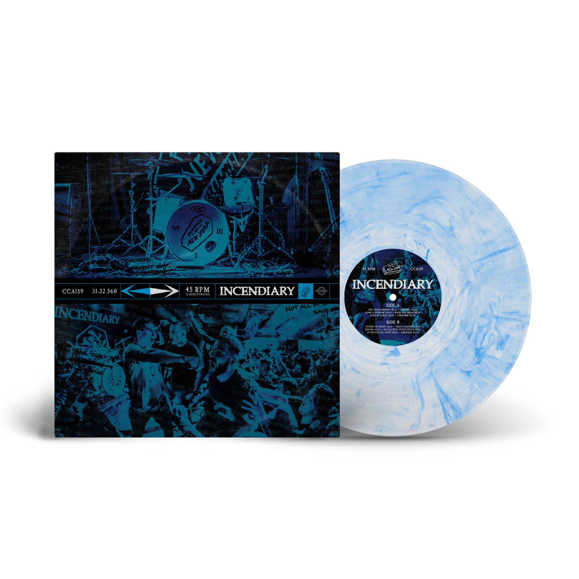 Incendiary - Product Of New York (Indie Exclusive) [Clear W/ Cyan Marble]
