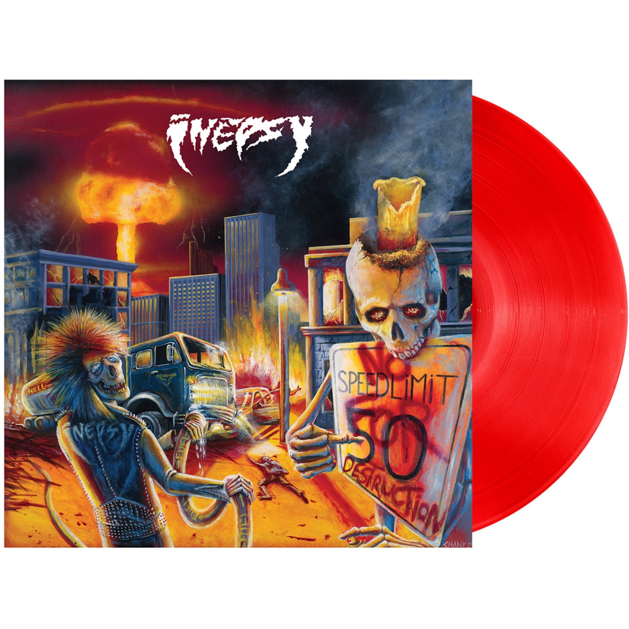 Inepsy - No Speed Limit For Destruction (Limited Edition) [Red Vinyl]