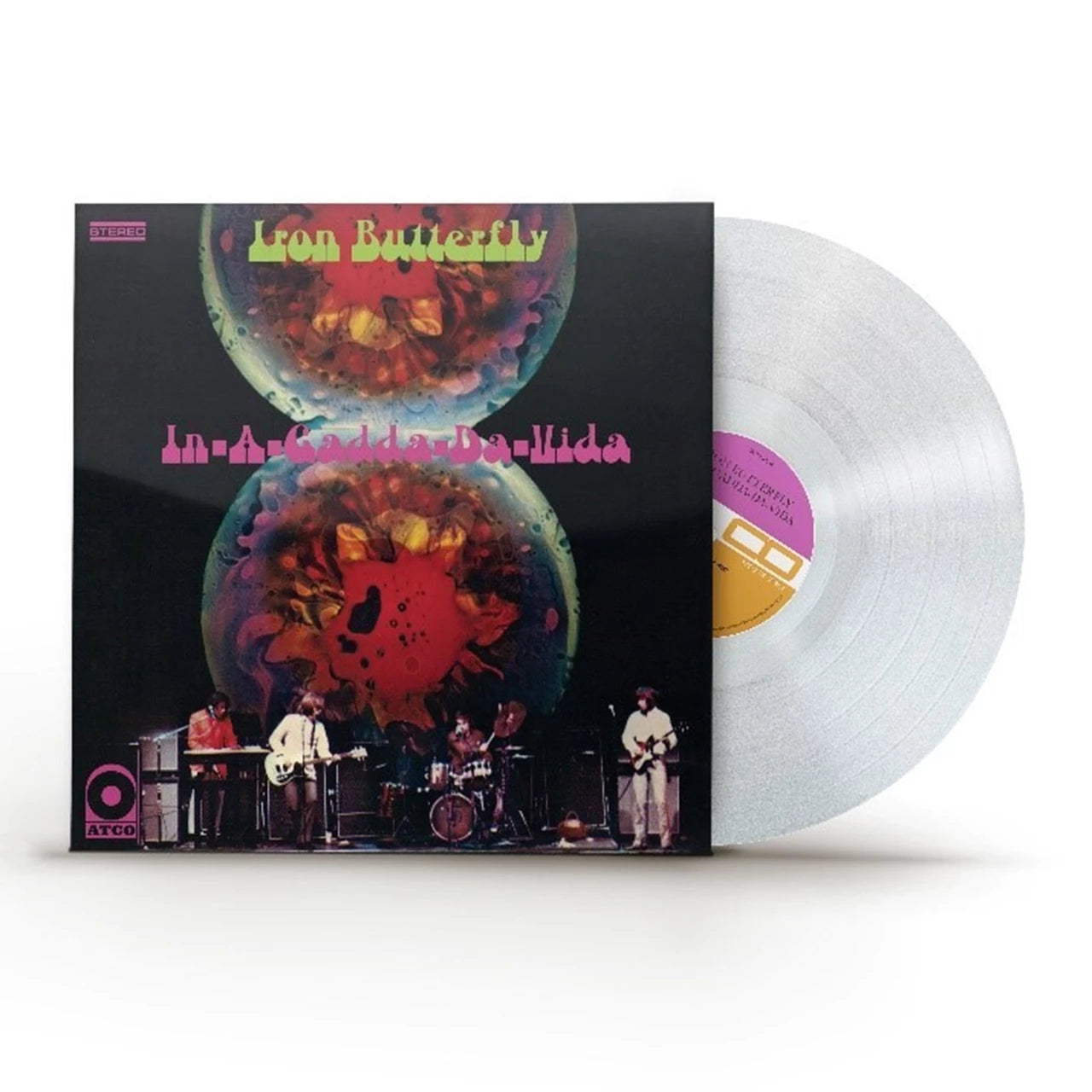 Order Iron Butterfly - In-A-Gadda-Da-Vida (ROCKTOBER EXCLUSIVE Crystal Clear Diamond Vinyl)