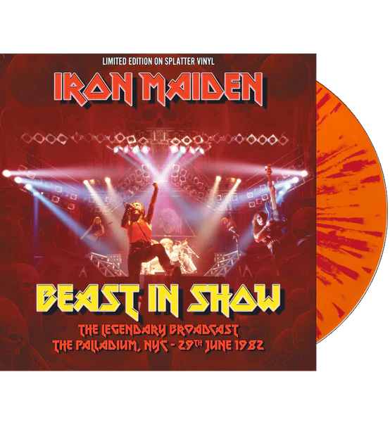 Iron Maiden - Beast In Show: Palladium N.Y.C. 1982 (Red/Orange Splatter Vinyl) [Import] (Vinyl)