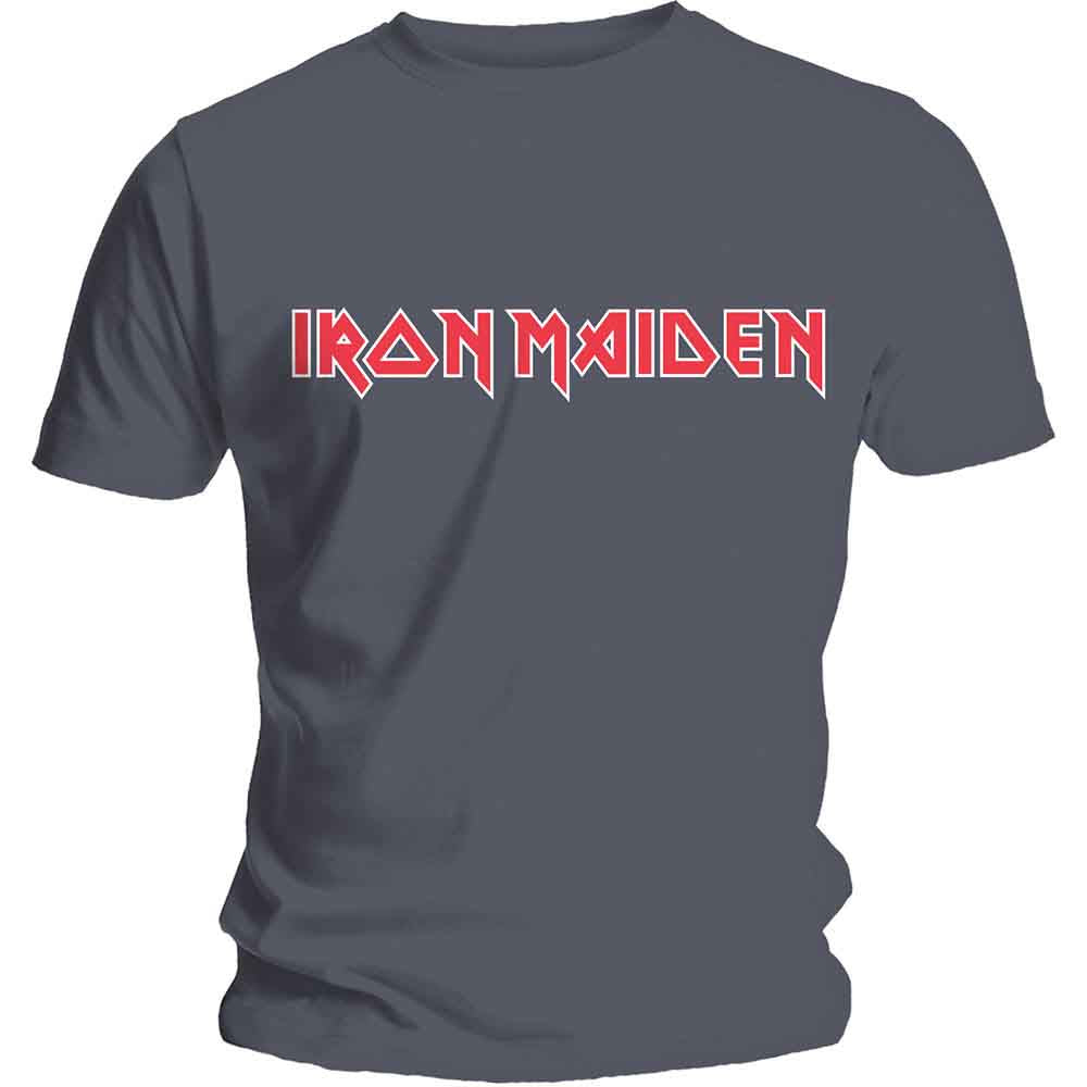 Iron Maiden - Classic Logo Grey