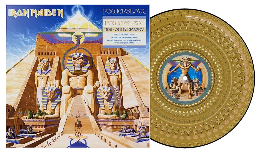 Order Iron Maiden - Powerslave (40th Anniversary Edition Zoetrope Vinyl)