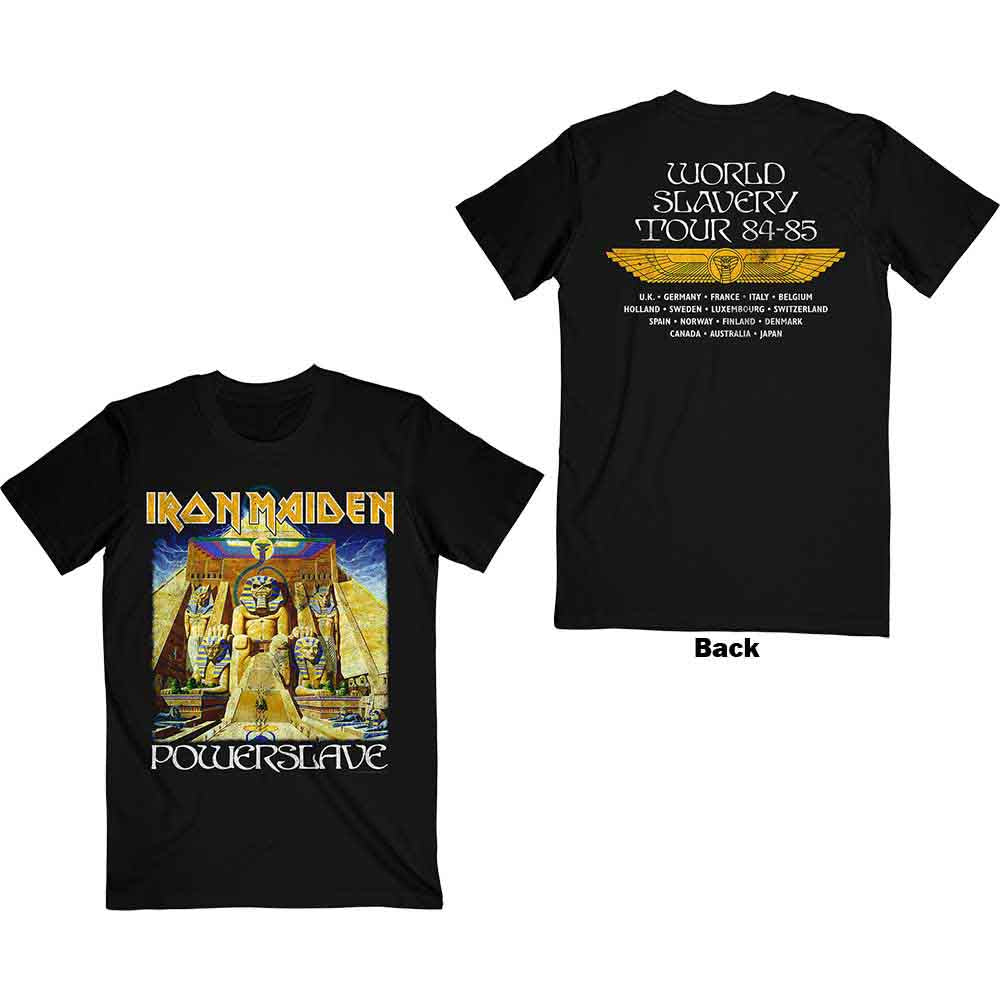 Iron Maiden - Powerslave World Slavery Tour Black
