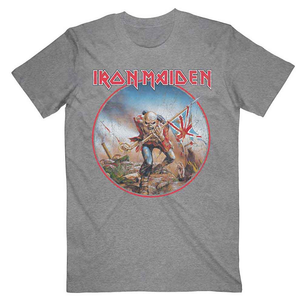 Iron Maiden - Trooper Vintage Circle Grey