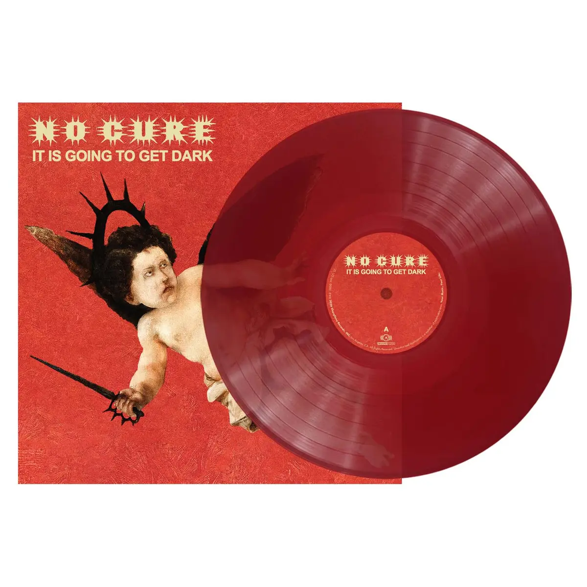 No Cure - It Is Going To Get Dark (Gatefold) [Transparent Red]