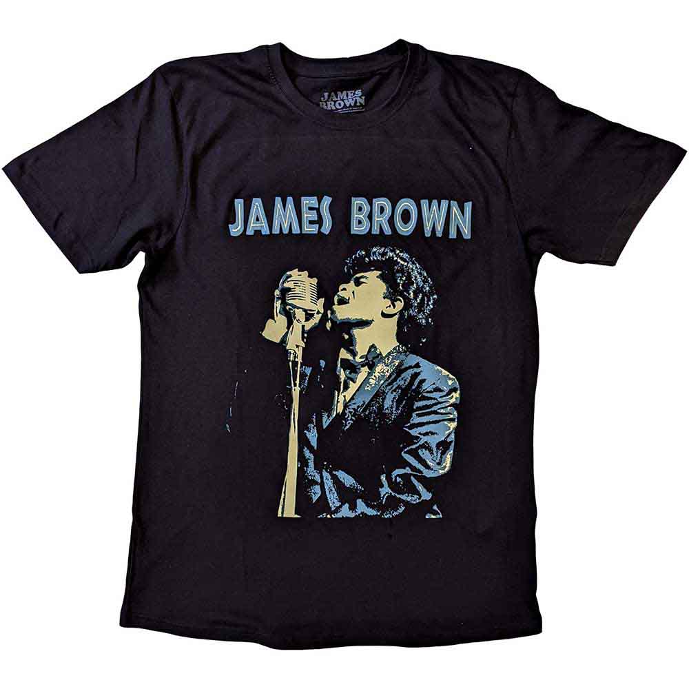 James Brown - Holding Mic Black