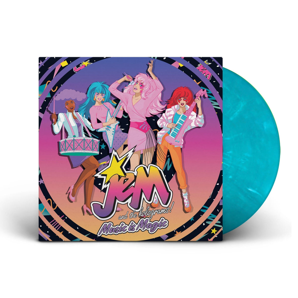 Jem And The Holograms - Jem And The Holograms: Music Is Magic [Tidal Wave Blue Vinyl]