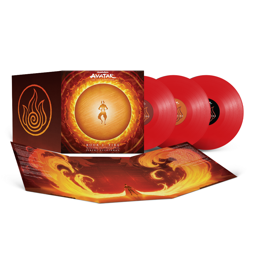 Jeremy Zuckerman - Avatar: The Last Airbender - Book 3: Fire (Music From The Animated Series) [Red Vinyl] [3LP]