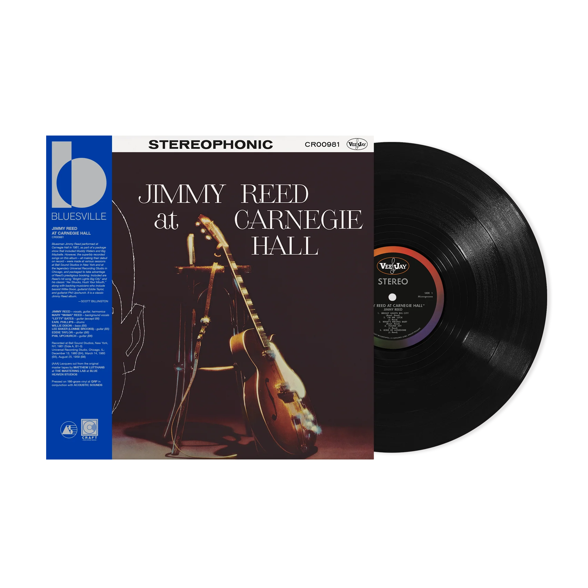 Jimmy Reed - Jimmy Reed At Carnegie Hall (Bluesville Acoustic Sounds Series) [180G LP]