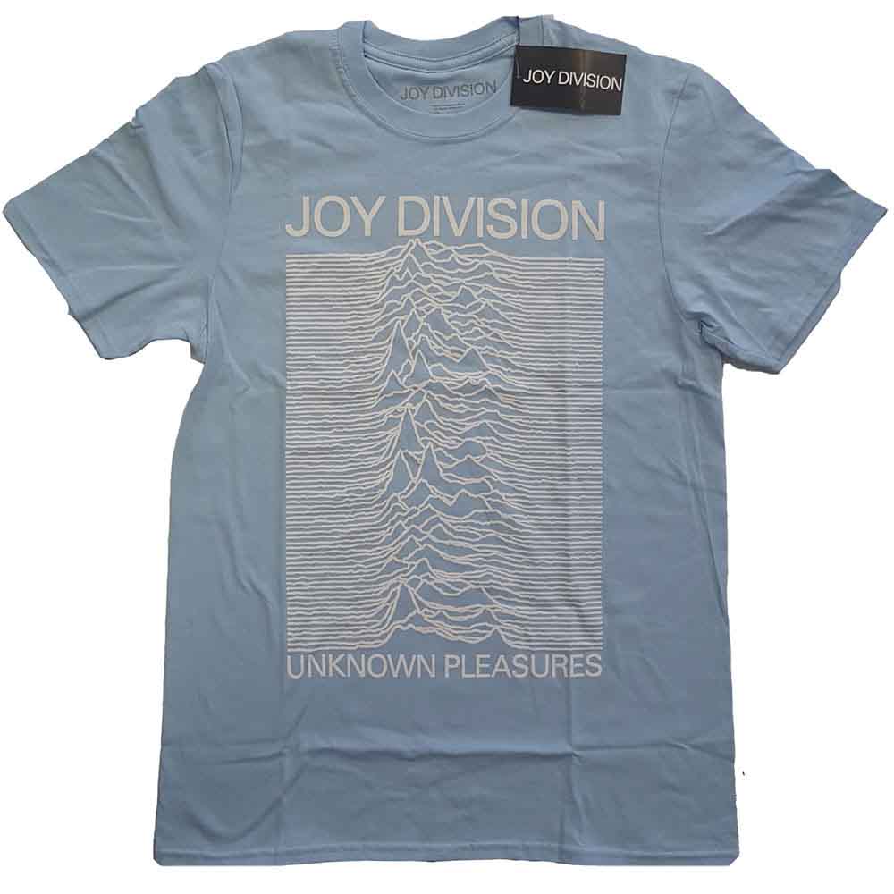 Joy Division - Unknown Pleasures White On Blue Blue