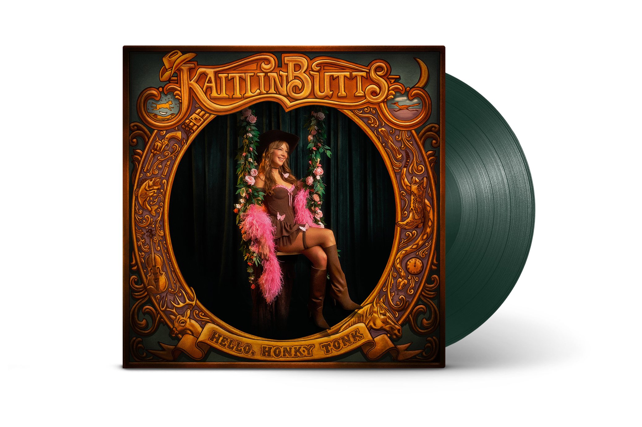 Kaitlin Butts - Hello, Honky Tonk (Indie Exclusive) [Curtain Call Green LP]