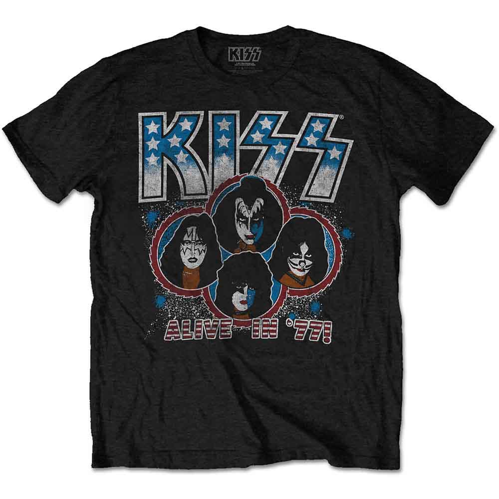 Kiss - Alive In '77 Black