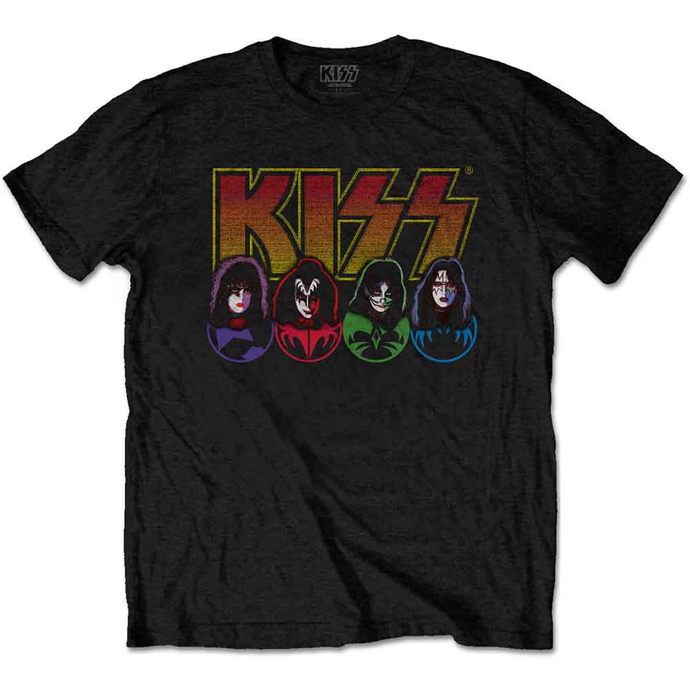 Kiss - Logo, Faces & Icons Black