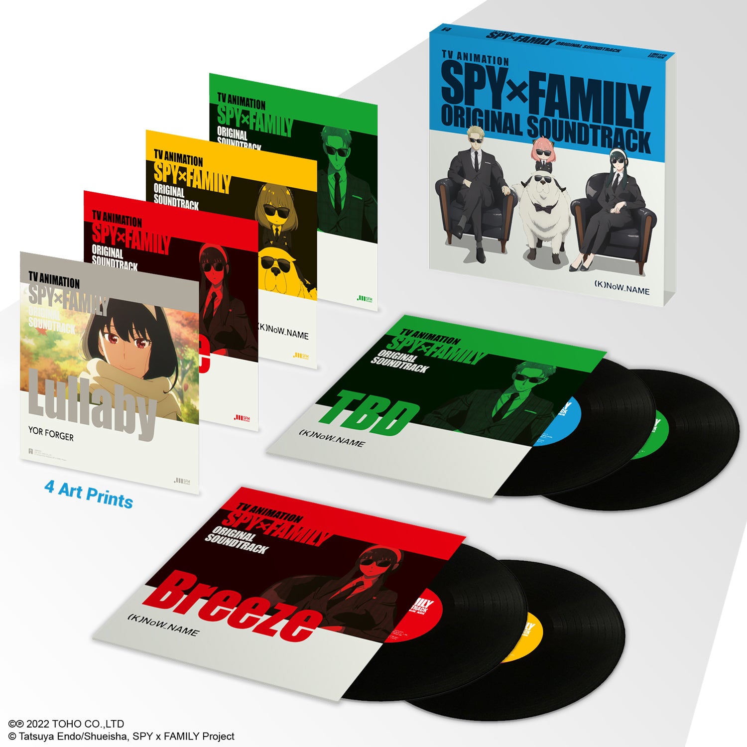 Order (K)Now_Name - Spy X Family: Original Soundtrack (4xLP Vinyl Deluxe Edition)