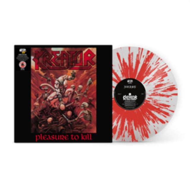 Order Kreator - Pleasure To Kill (Limited Clear With Red Splatter Splatter Vinyl)