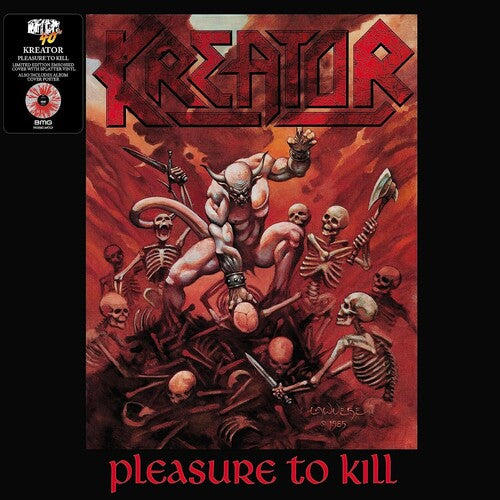 Order Kreator - Pleasure To Kill (Limited Clear With Red Splatter Splatter Vinyl)