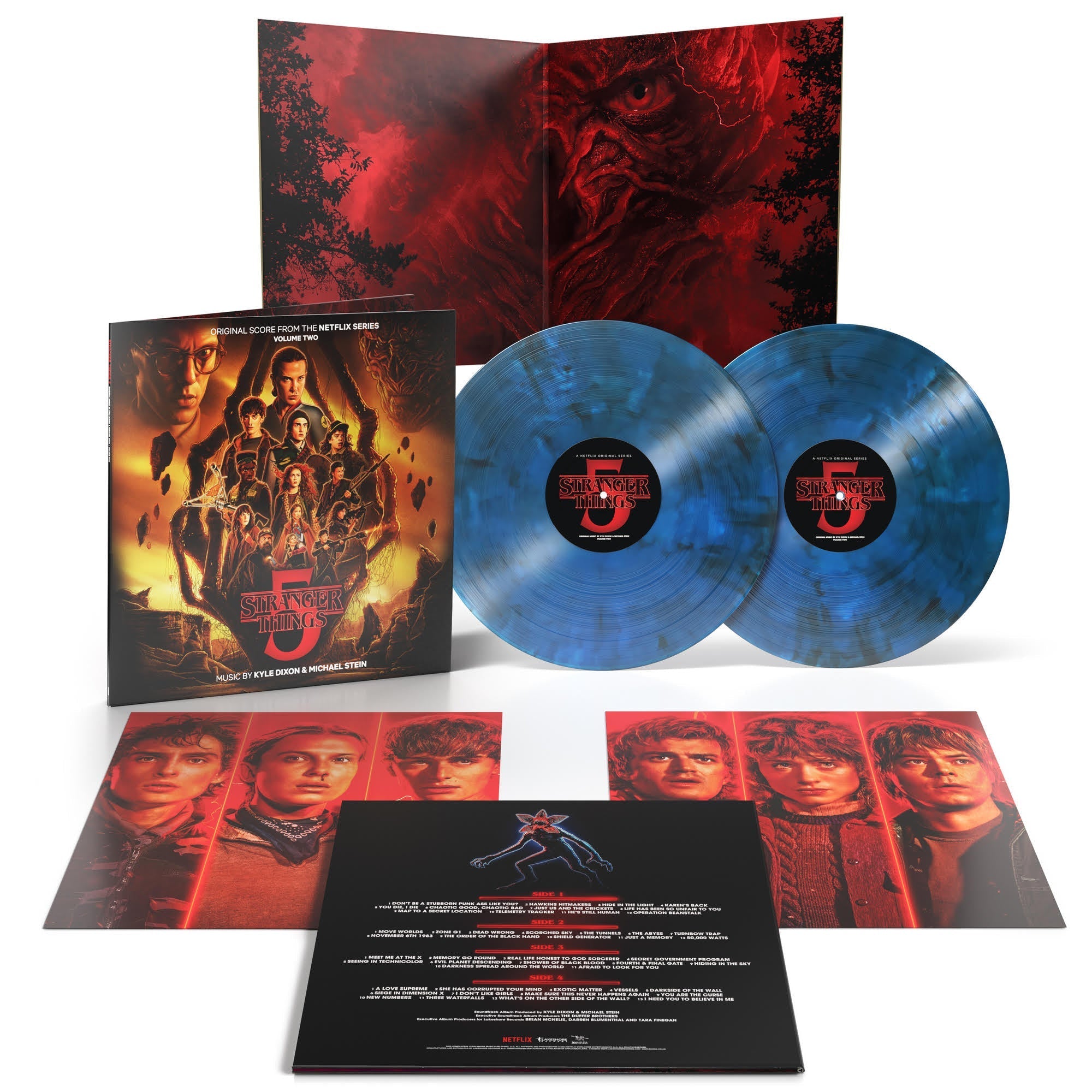 Kyle Dixon & Michael Stein - Stranger Things 5 (Original Score From The Netflix Series) Volume 2 [Upside Down Inter-Dimensional Blue] [2LP]