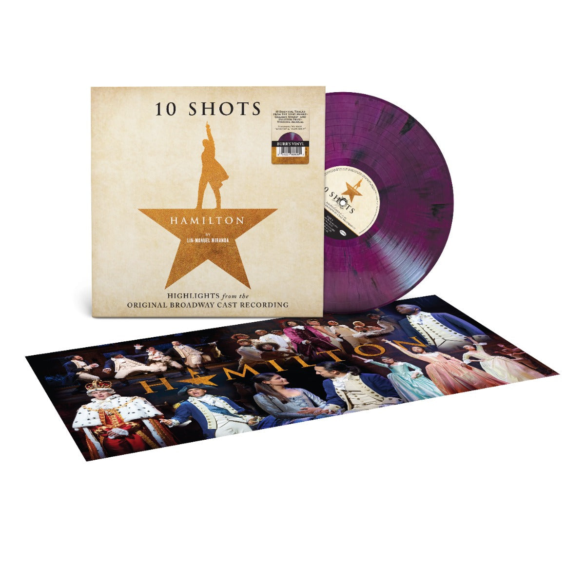 Lin-Manuel Miranda Leslie Odom Jr. Phillipa Soo Da - Hamilton: 10 Shots (Highlights From The Original Broadway Cast Recording) [Burr's Vinyl]
