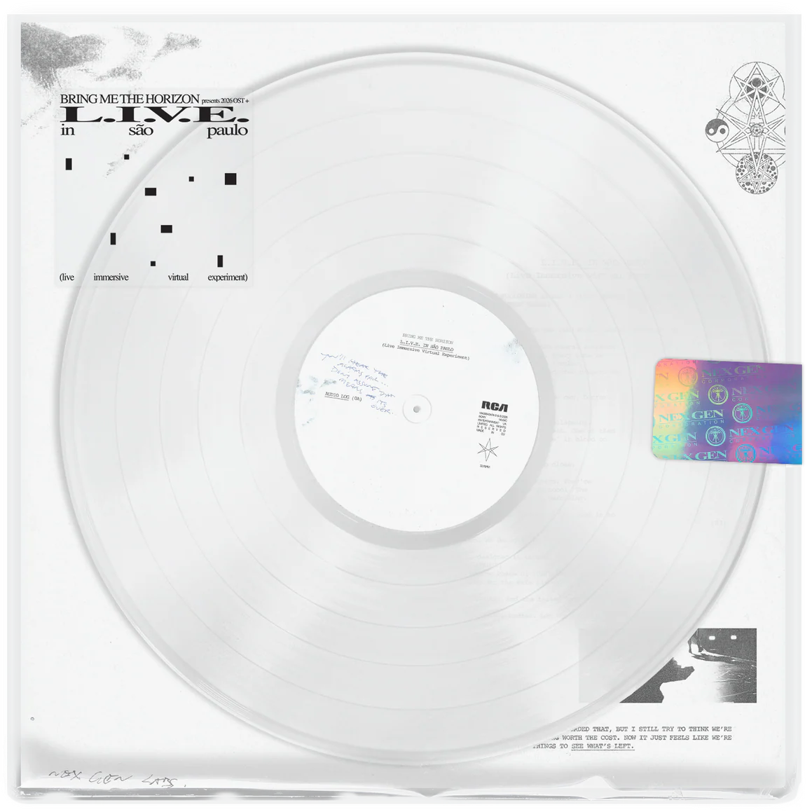 Bring Me The Horizon - L.I.V.E. In Sao Paulo [Explicit Content] (Limited Edition, Clear Vinyl) [Import] (2 LP)