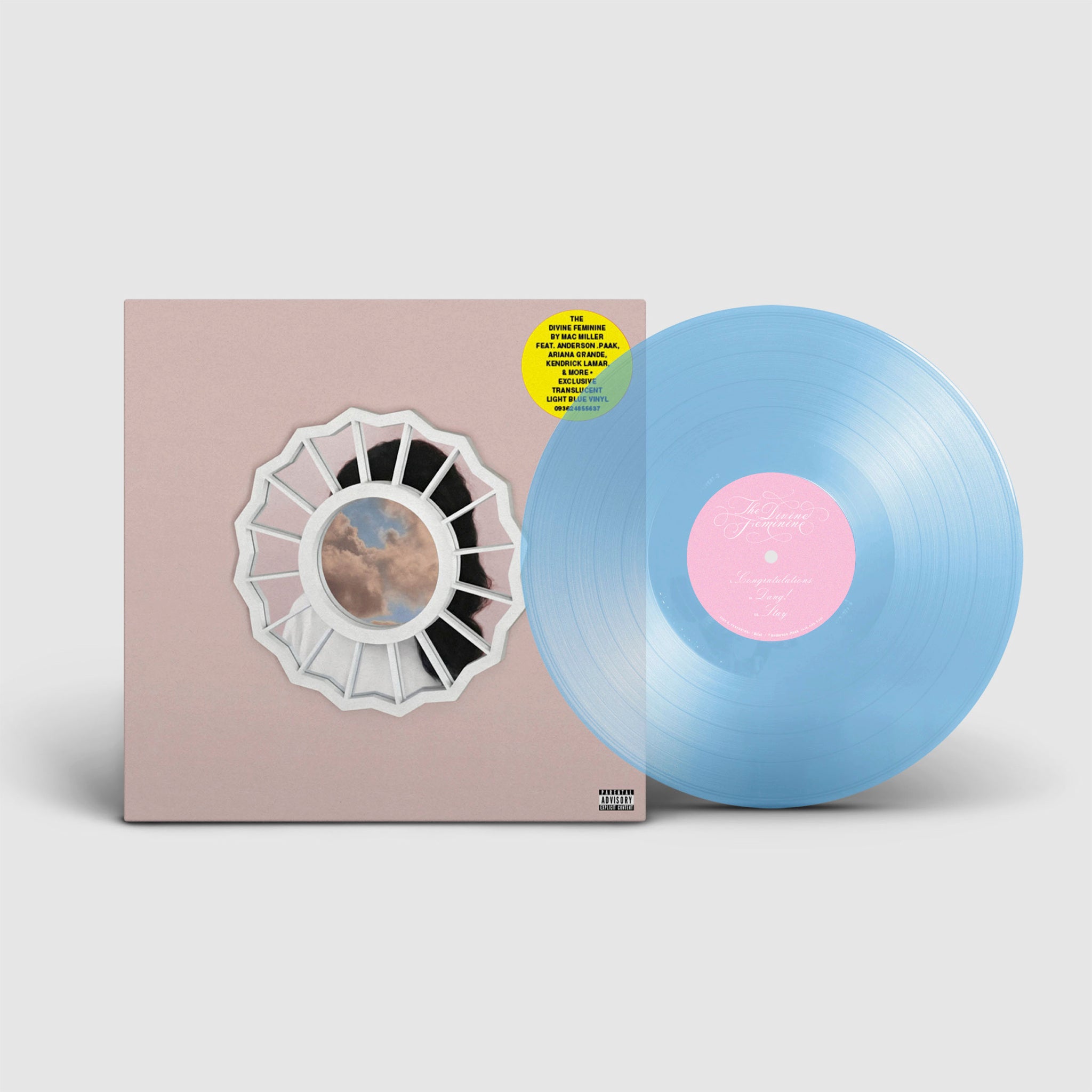 Order Mac Miller - The Divine Feminine (Indie Exclusive Transparent Light Blue Vinyl)