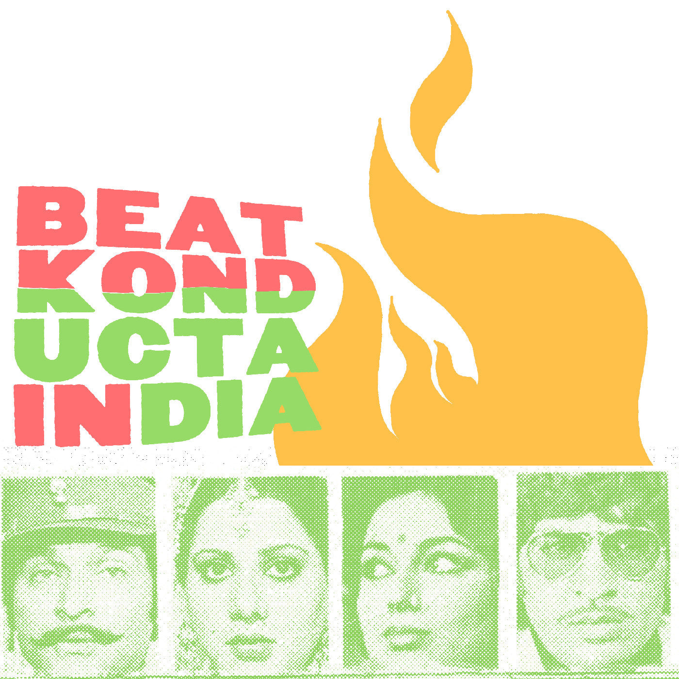 Madlib - Beat Konducta Vol. 3-4: In India - Saffron Blend Edition (Semi-Transparent Silver And Saffron Yellow Vinyl)