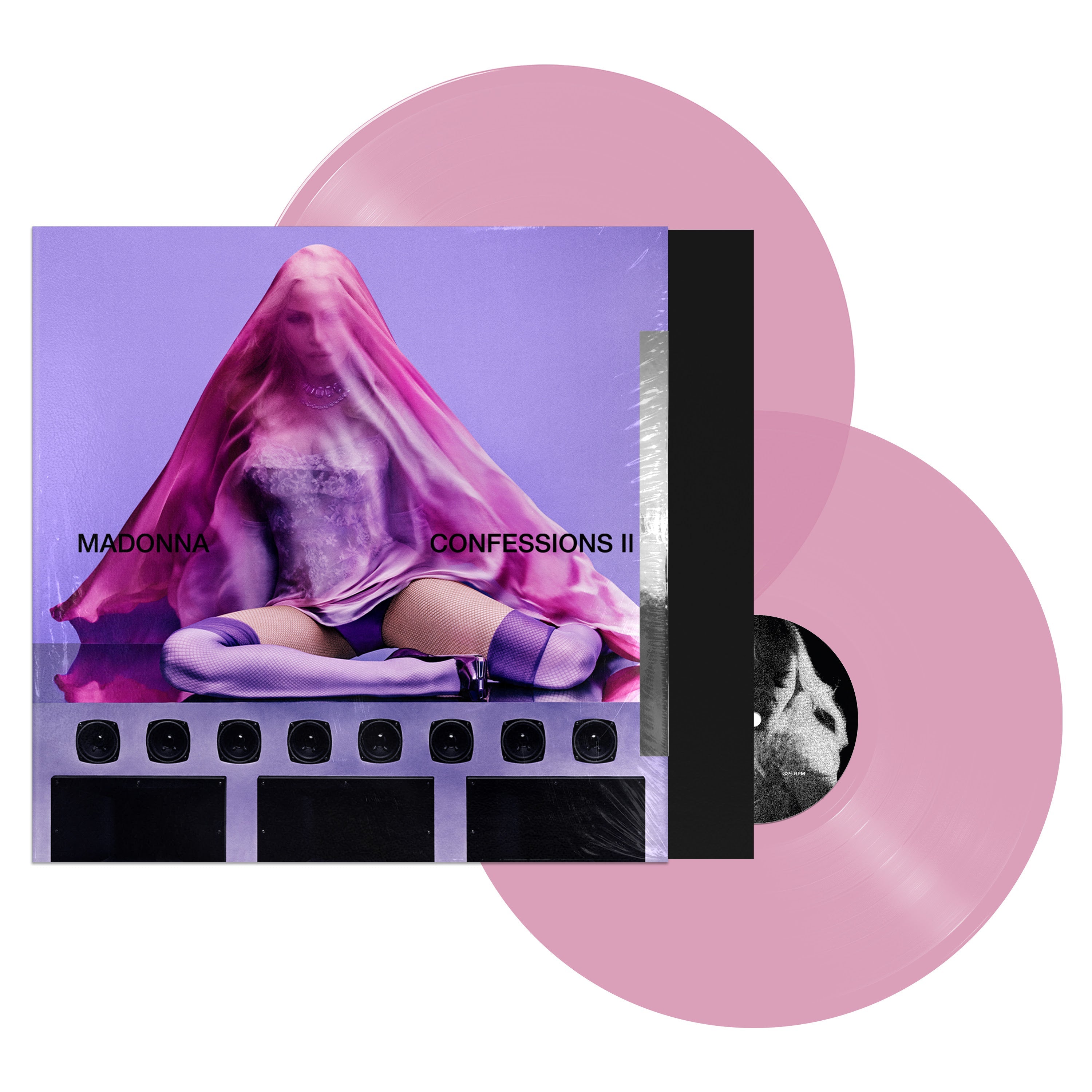 Madonna - Confessions II (Expanded Version) (Double Sided Poster) [Translucent Red] [2LP]