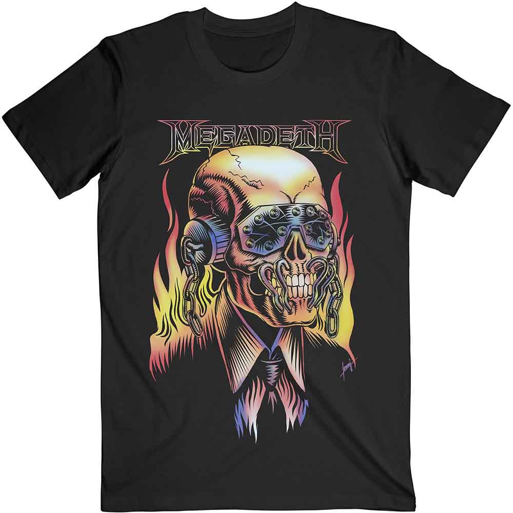 Megadeth - Flaming Vic Black