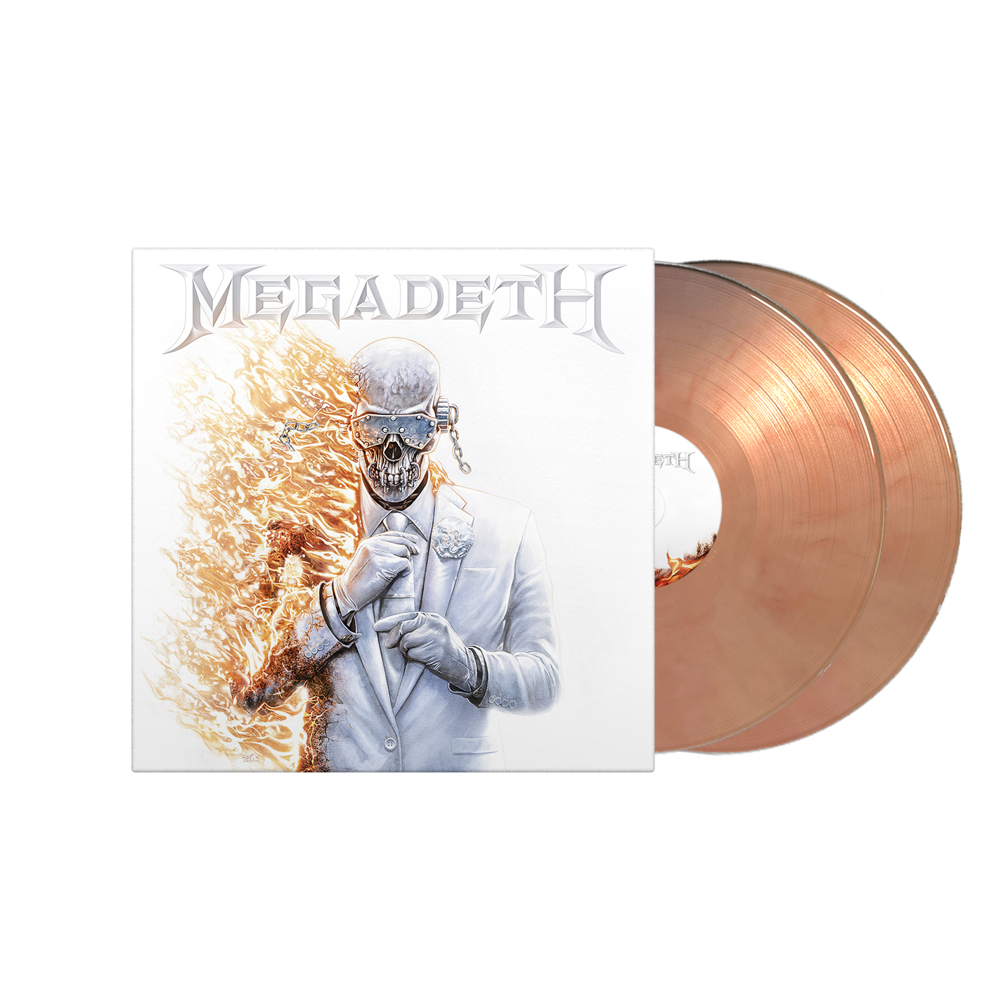 Megadeth - Megadeth (Indie Exclusive) [White Orange Marble] [2LP]