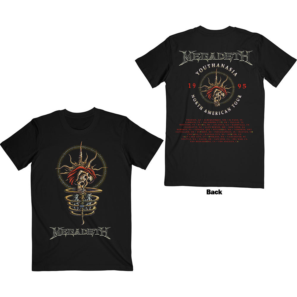 Megadeth - Youthanasia 1995 North American Tour Black