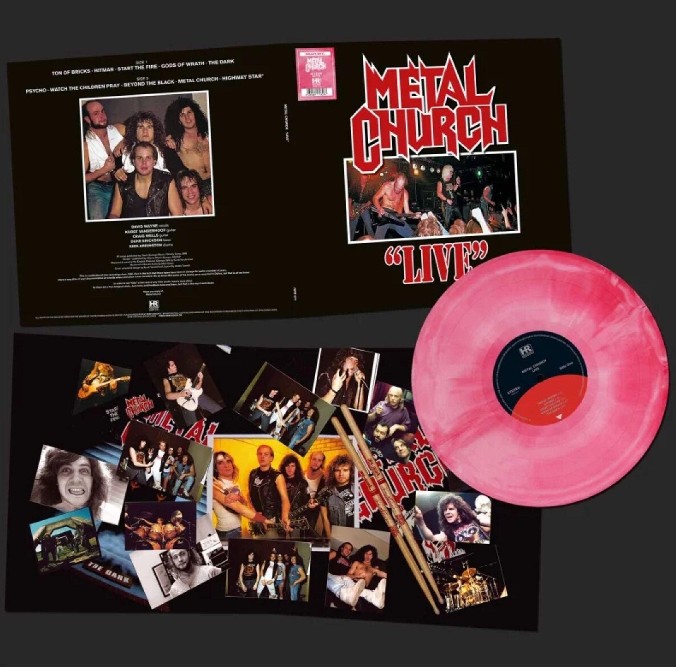 Metal Church - Live - Galaxy (Limited Edition, "Galaxy" Red & White Colored Vinyl)