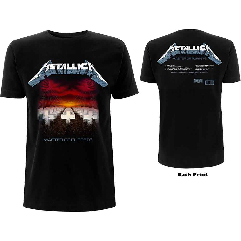 Metallica - Master of Puppets Tracks Black