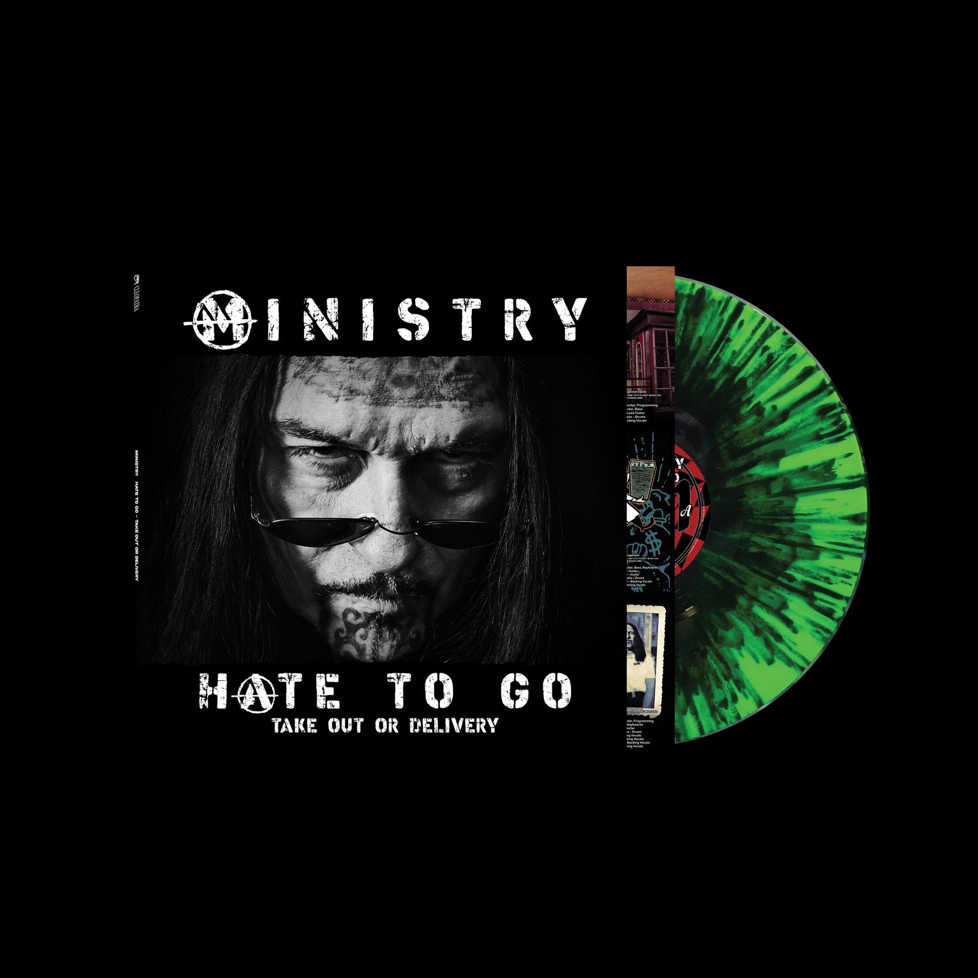 MINISTRY - Hate To Go - Take Out Or Delivery (Limited Edition) [Black/Green Splatter Vinyl]