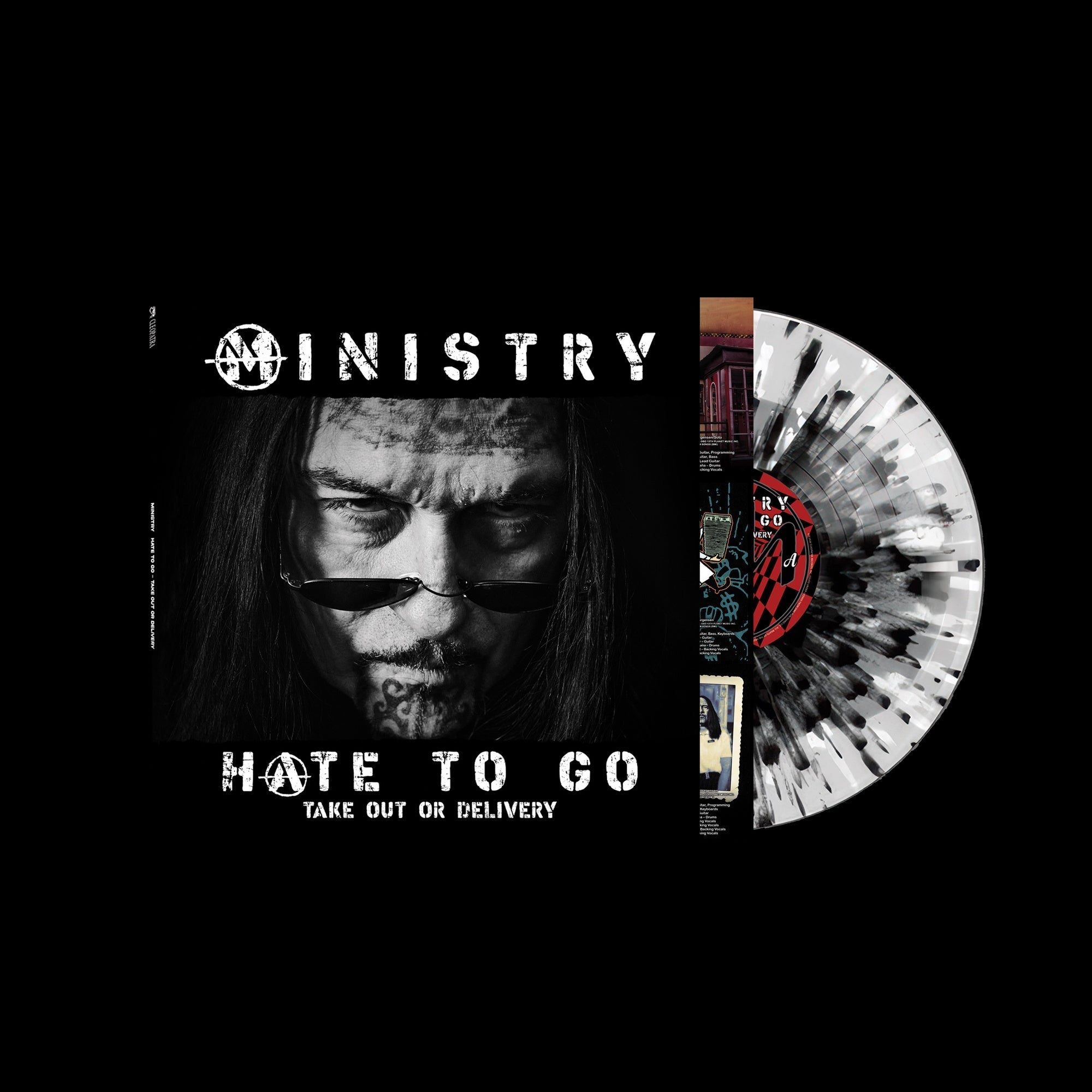 MINISTRY - Hate To Go - Take Out Or Delivery (Limited Edition) [Black/Silver Splatter Vinyl]