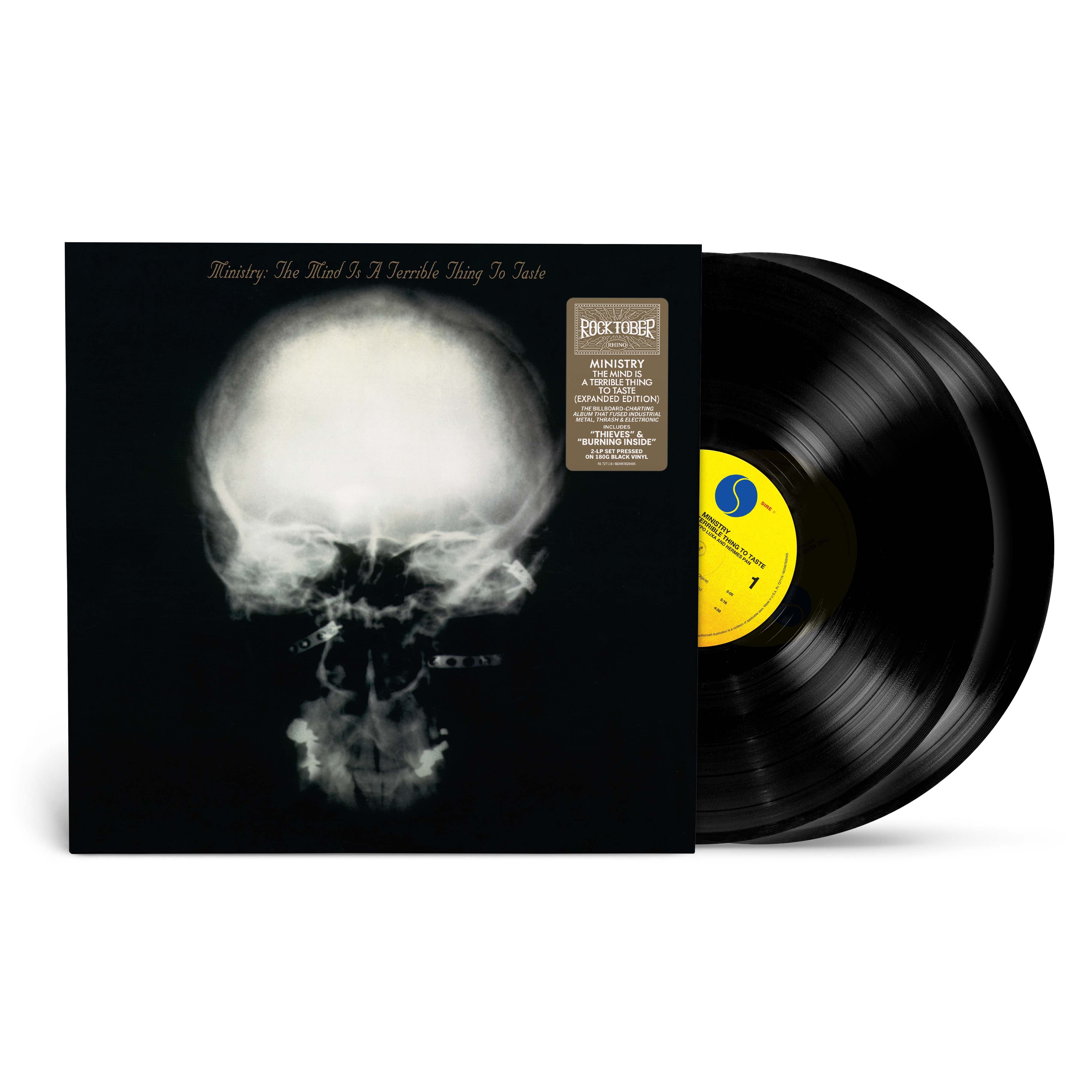 MINISTRY - The Mind is a Terrible Thing to Taste (Expanded Edition)(RKTBR25)(2LP 180g Vinyl)