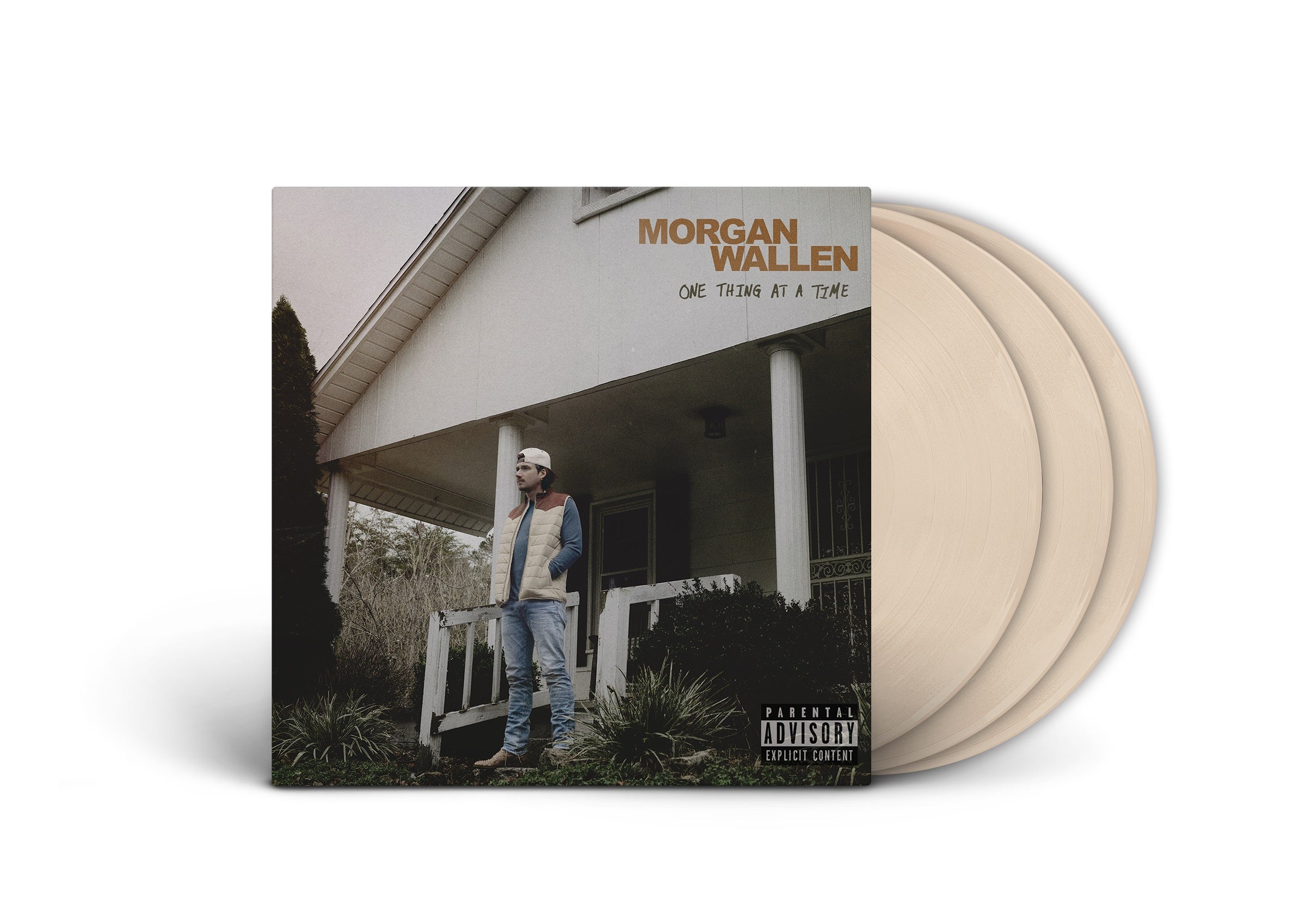 Morgan Wallen - One Thing At A Time [Explicit Content] (Bone White Colored Vinyl) (3 Lp's)