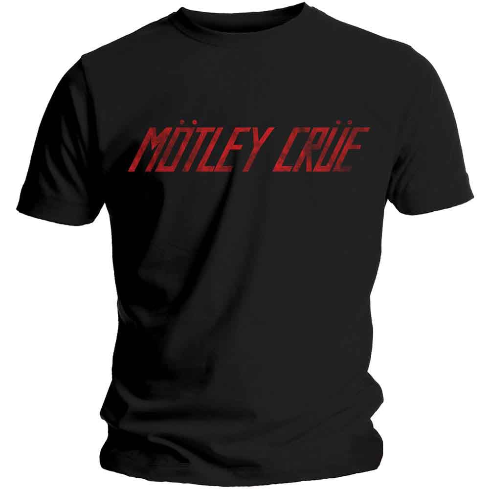 Motley Crue - Distressed Logo Black