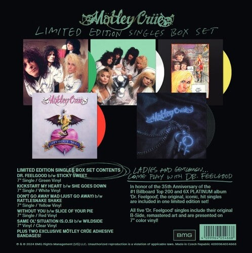 Order Mötley Crüe - Dr. Feelgood (The Singles Box Set) (RSDBF 2024, 5xColor Vinyl)