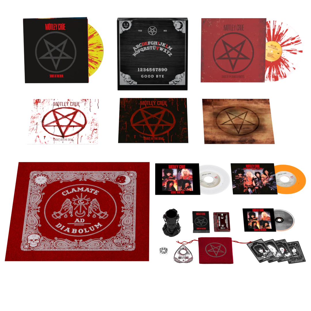 Order Motley Crue - Shout At The Devil (Orange, Yellow, Red, White Vinyl Box Set)